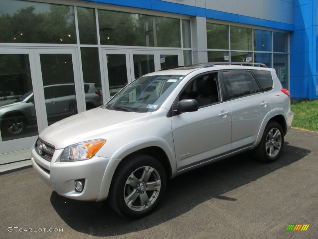 2012 RAV4 Sport 4WD - Classic Silver Metallic / Dark Charcoal photo #1