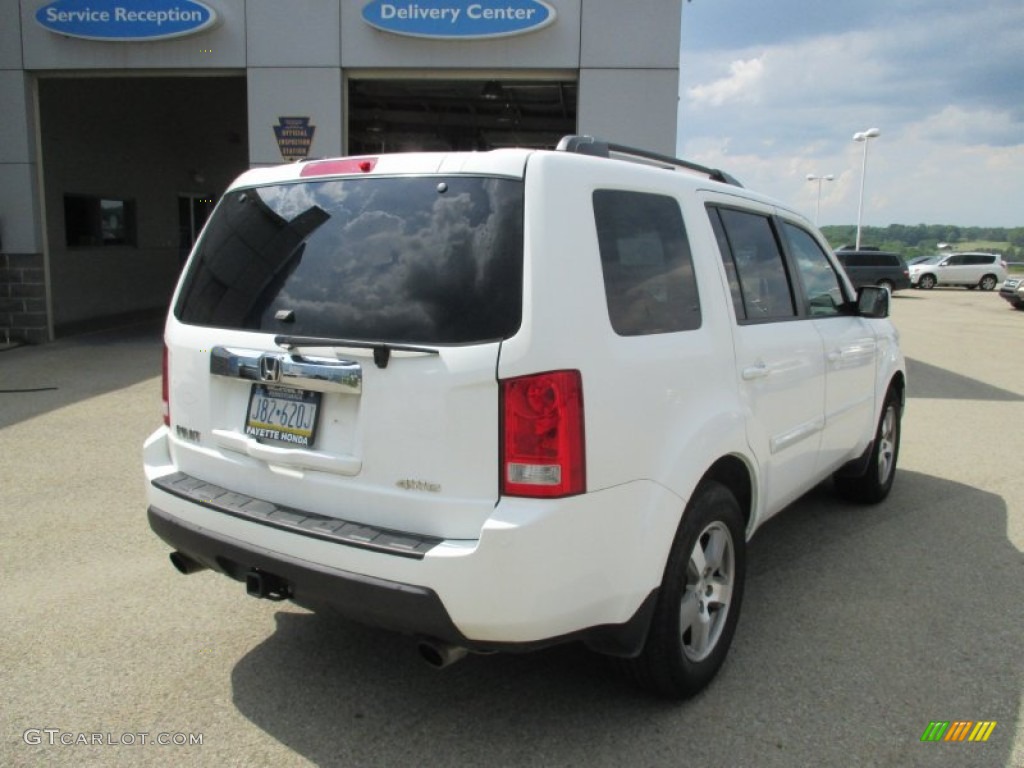 2010 Pilot EX-L 4WD - Taffeta White / Gray photo #19