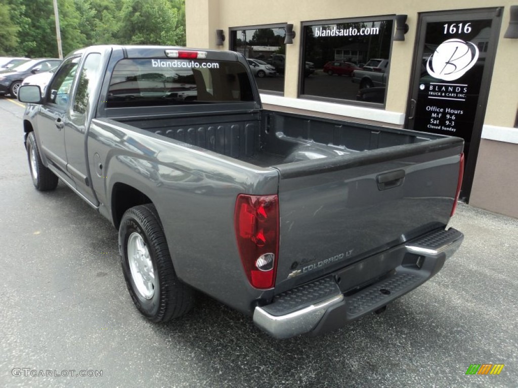 2008 Colorado LT Extended Cab - Dark Gray Metallic / Ebony photo #3