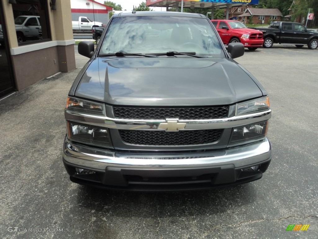 2008 Colorado LT Extended Cab - Dark Gray Metallic / Ebony photo #20