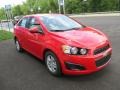 2015 Red Hot Chevrolet Sonic LT Sedan  photo #8