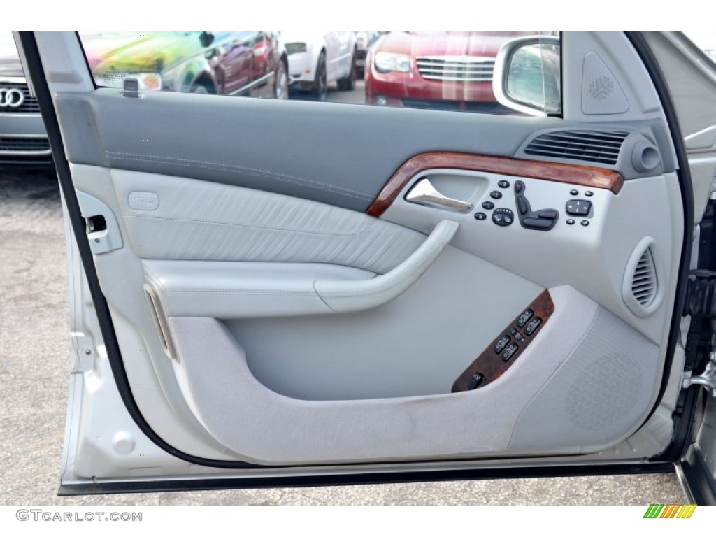 2002 Mercedes-Benz S 600 Sedan Oyster Door Panel Photo #104350538