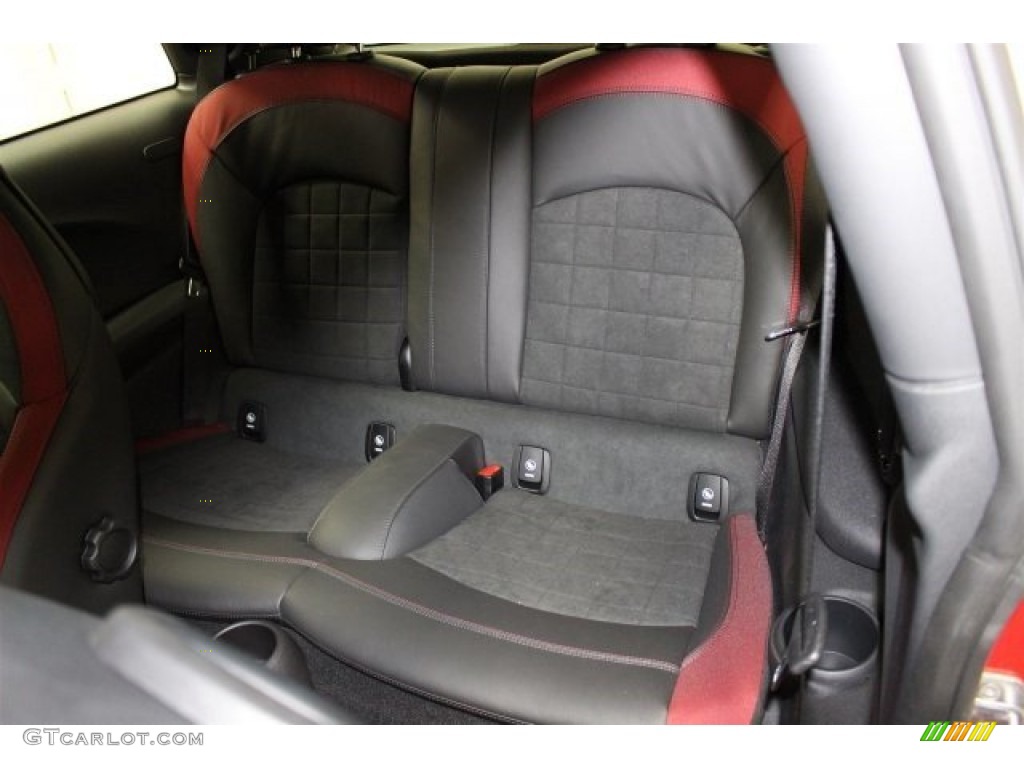 JCW Black/Carbon Black/Dinamica w/Red Accent Interior 2015 Mini Cooper John Cooper Works 2 Door Photo #104351720