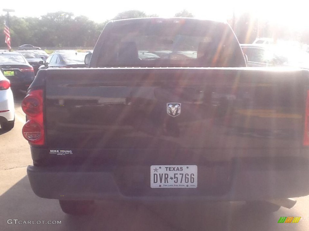 2008 Ram 1500 ST Regular Cab - Brilliant Black Crystal Pearl / Medium Slate Gray photo #3