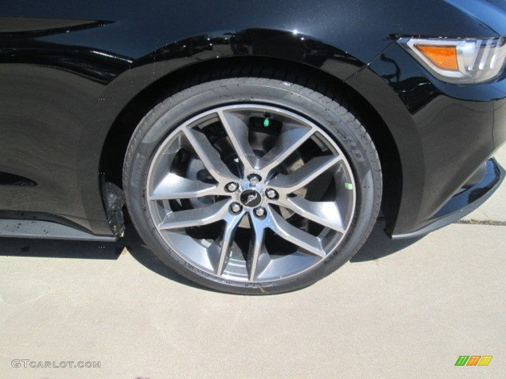 2015 Mustang EcoBoost Premium Convertible - Black / Ebony photo #4