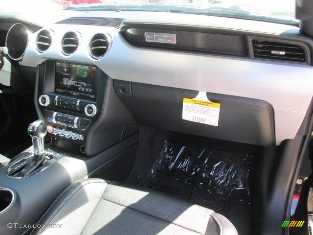 2015 Mustang EcoBoost Premium Convertible - Black / Ebony photo #17