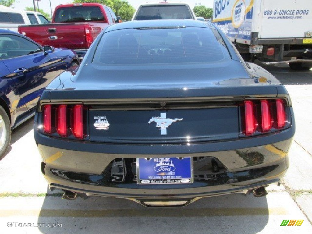 2015 Mustang V6 Coupe - Black / Ebony photo #10