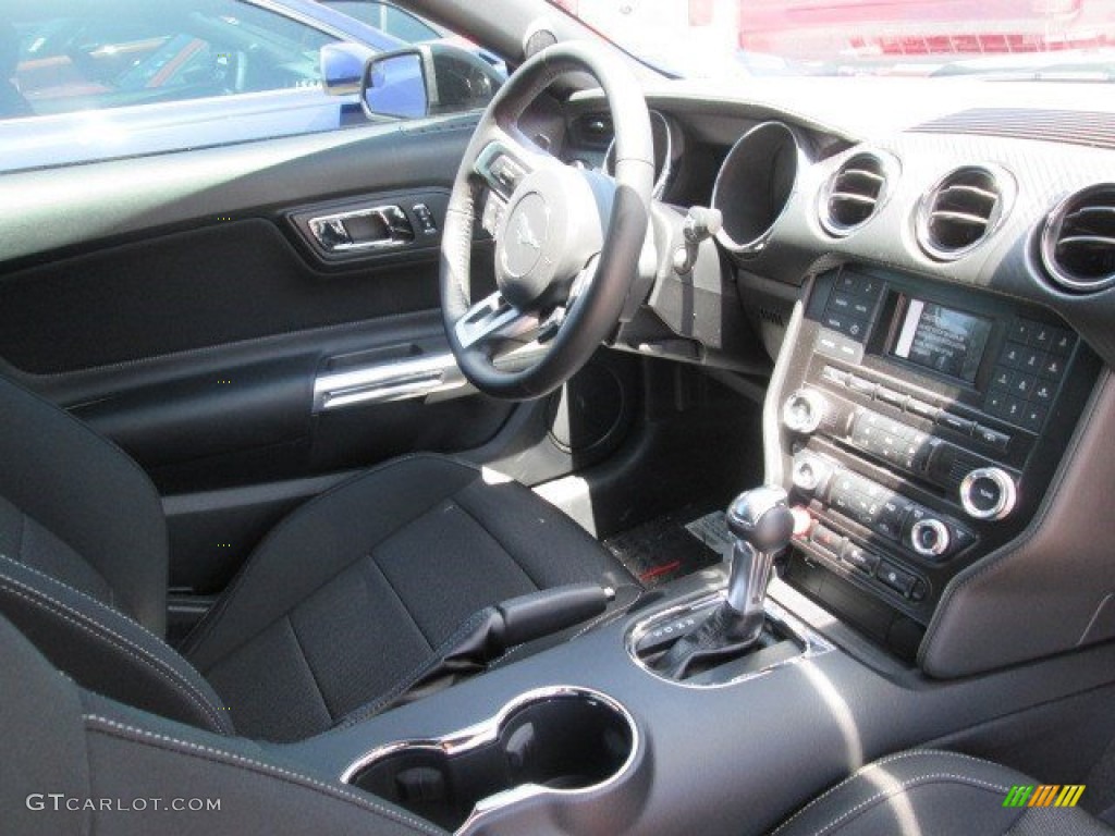 2015 Mustang V6 Coupe - Black / Ebony photo #16