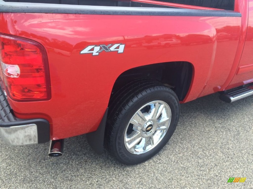 2012 Silverado 1500 LTZ Extended Cab 4x4 - Victory Red / Ebony photo #23