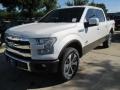 2015 White Platinum Tricoat Ford F150 King Ranch SuperCrew 4x4  photo #11