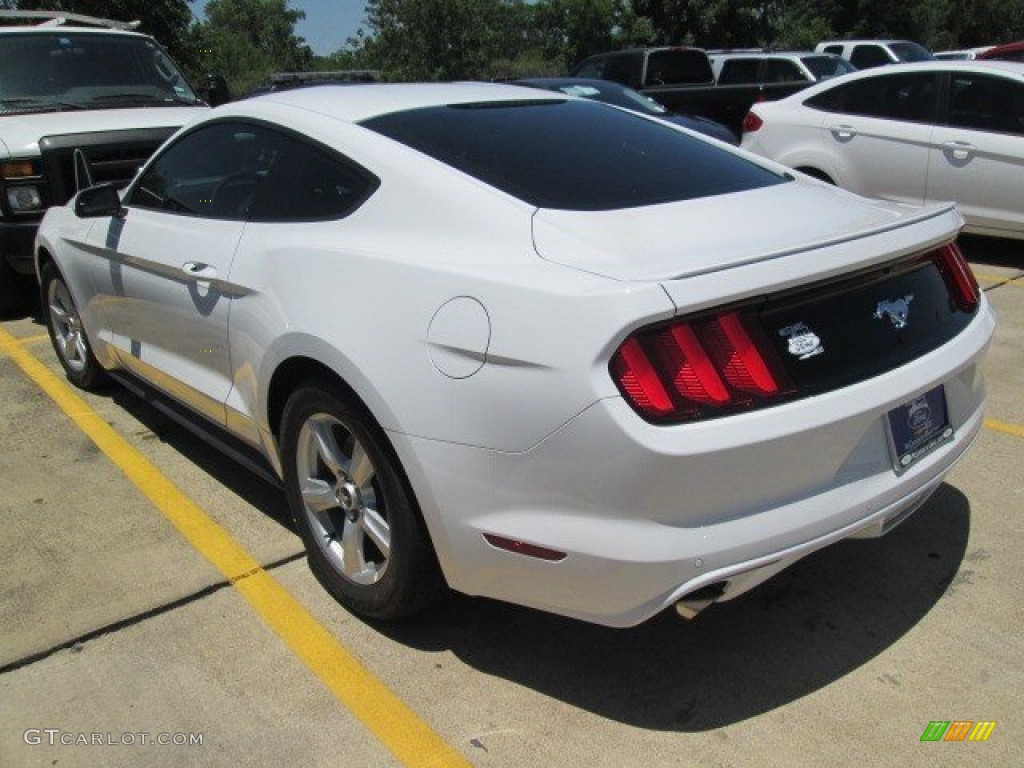 2015 Mustang EcoBoost Coupe - Oxford White / Ebony photo #9