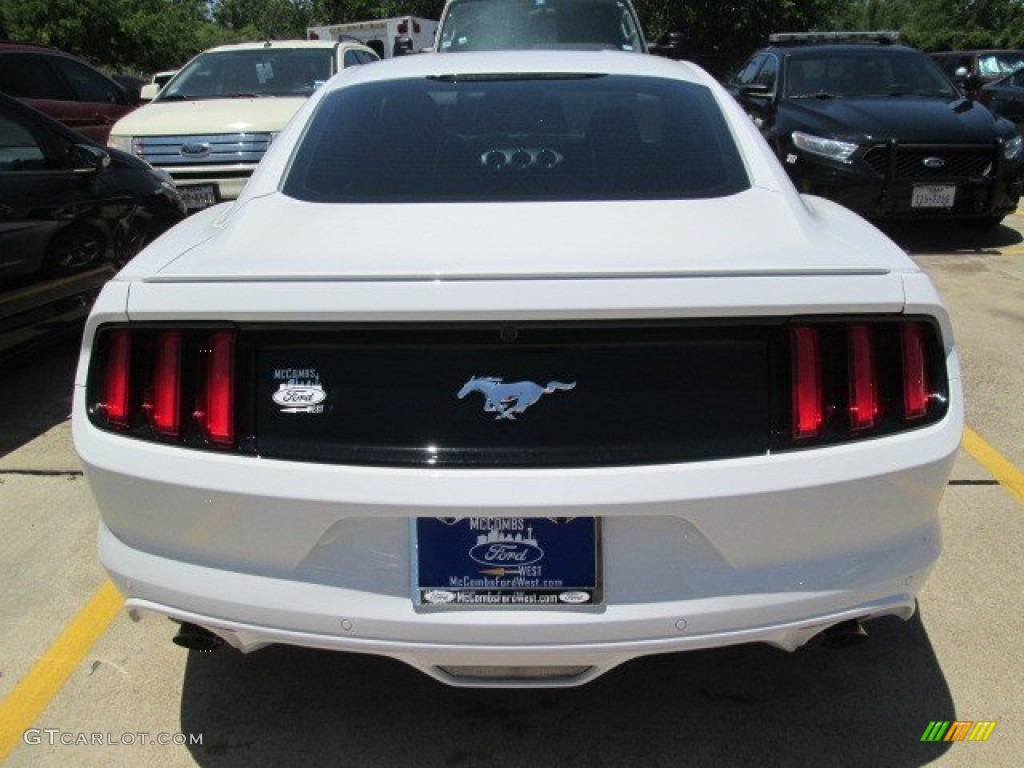 2015 Mustang EcoBoost Coupe - Oxford White / Ebony photo #11