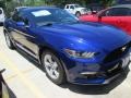 2015 Deep Impact Blue Metallic Ford Mustang EcoBoost Coupe  photo #1