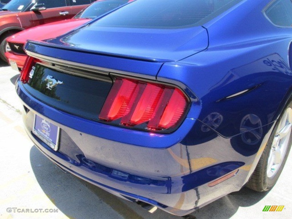 2015 Mustang EcoBoost Coupe - Deep Impact Blue Metallic / Ebony photo #7