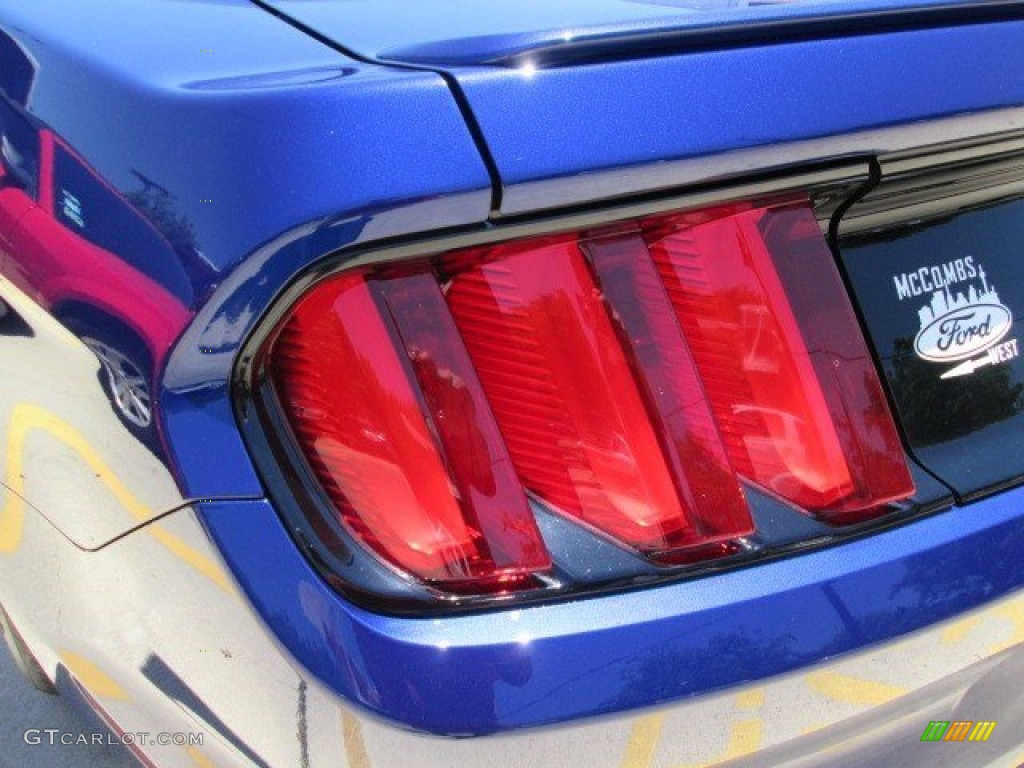 2015 Mustang EcoBoost Coupe - Deep Impact Blue Metallic / Ebony photo #11