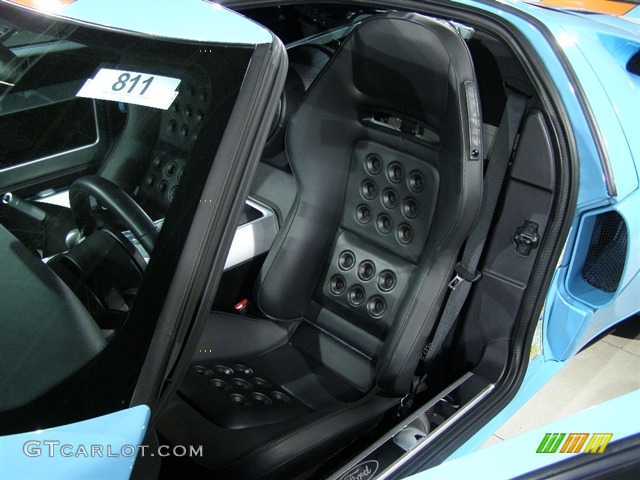 Ebony Black Interior 2006 Ford GT Heritage Photo #104363