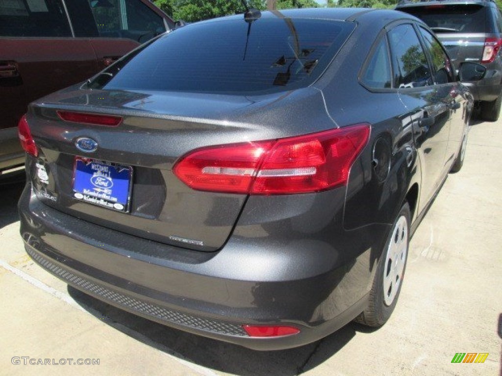 2015 Focus S Sedan - Magnetic Metallic / Charcoal Black photo #7