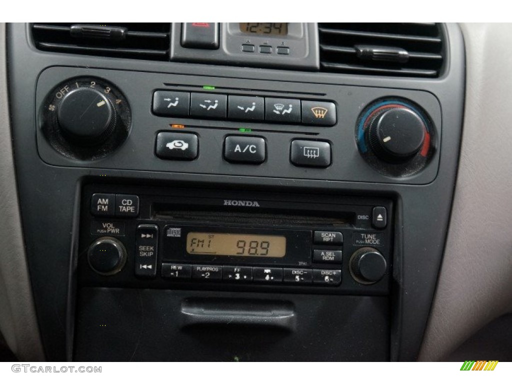 2001 Accord LX Sedan - Satin Silver Metallic / Quartz Gray photo #28