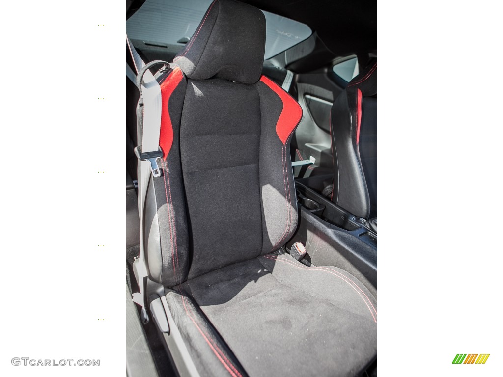 Black/Red Accents Interior 2013 Scion FR-S Sport Coupe Photo #104367498