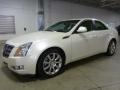 2009 White Diamond Tri-Coat Cadillac CTS 4 AWD Sedan  photo #1
