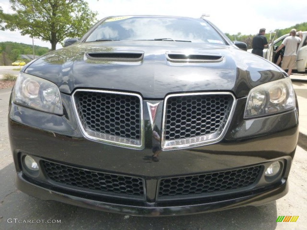 2008 G8  - Panther Black Metallic / Onyx photo #4