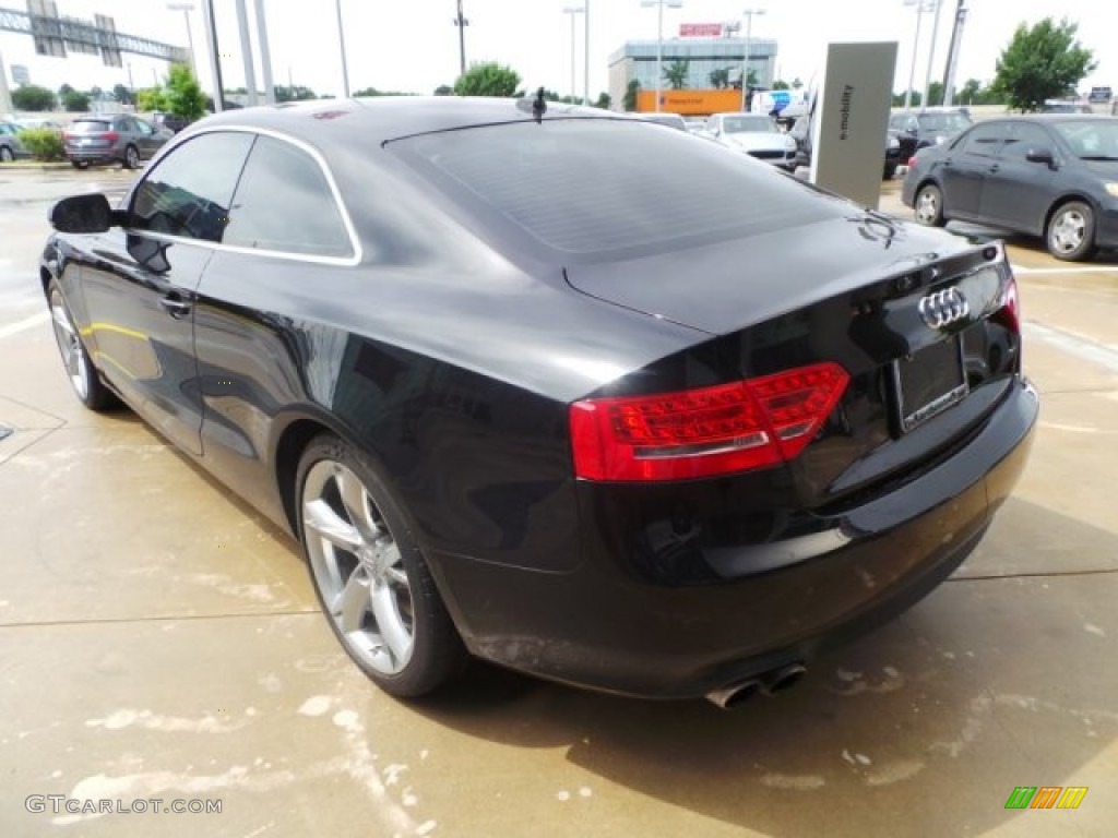 2011 A5 2.0T quattro Coupe - Brilliant Black / Light Grey photo #5