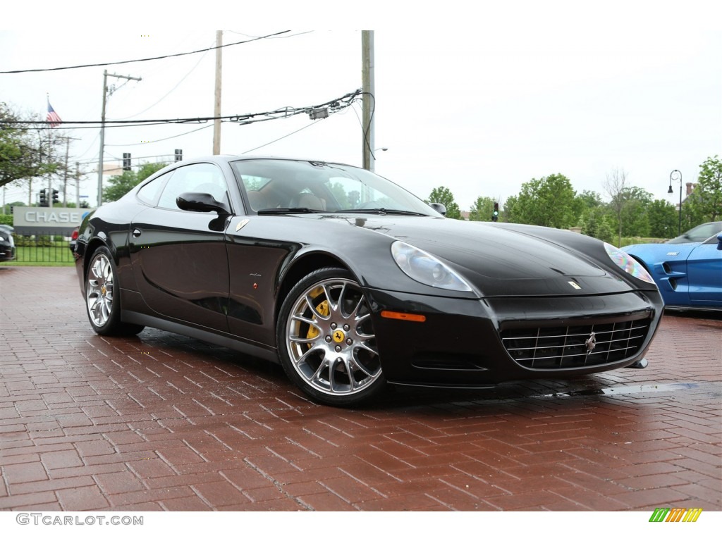 Nero Daytona (Black Metallic) 2008 Ferrari 612 Scaglietti Standard 612 Scaglietti Model Exterior Photo #104374887