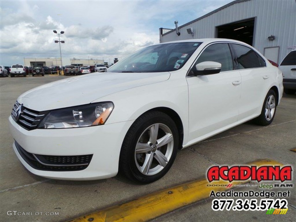 Candy White Volkswagen Passat