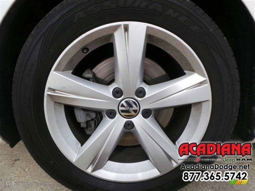 2012 Passat 2.5L SE - Candy White / Cornsilk Beige photo #14