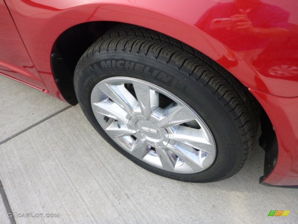 2012 MKZ AWD - Red Candy Metallic / Cashmere photo #9