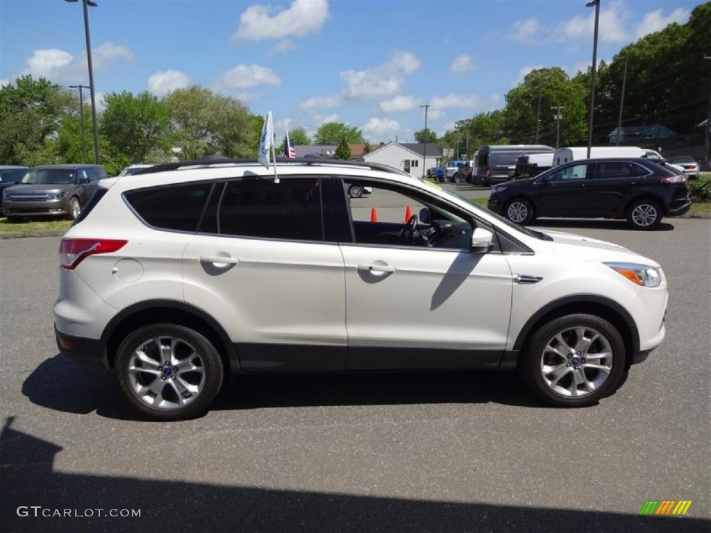 2013 Escape SEL 2.0L EcoBoost 4WD - White Platinum Metallic Tri-Coat / Charcoal Black photo #8