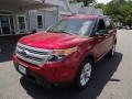2015 Ruby Red Ford Explorer XLT 4WD  photo #3