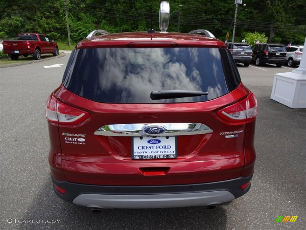 2015 Escape Titanium 4WD - Sunset Metallic / Charcoal Black photo #6