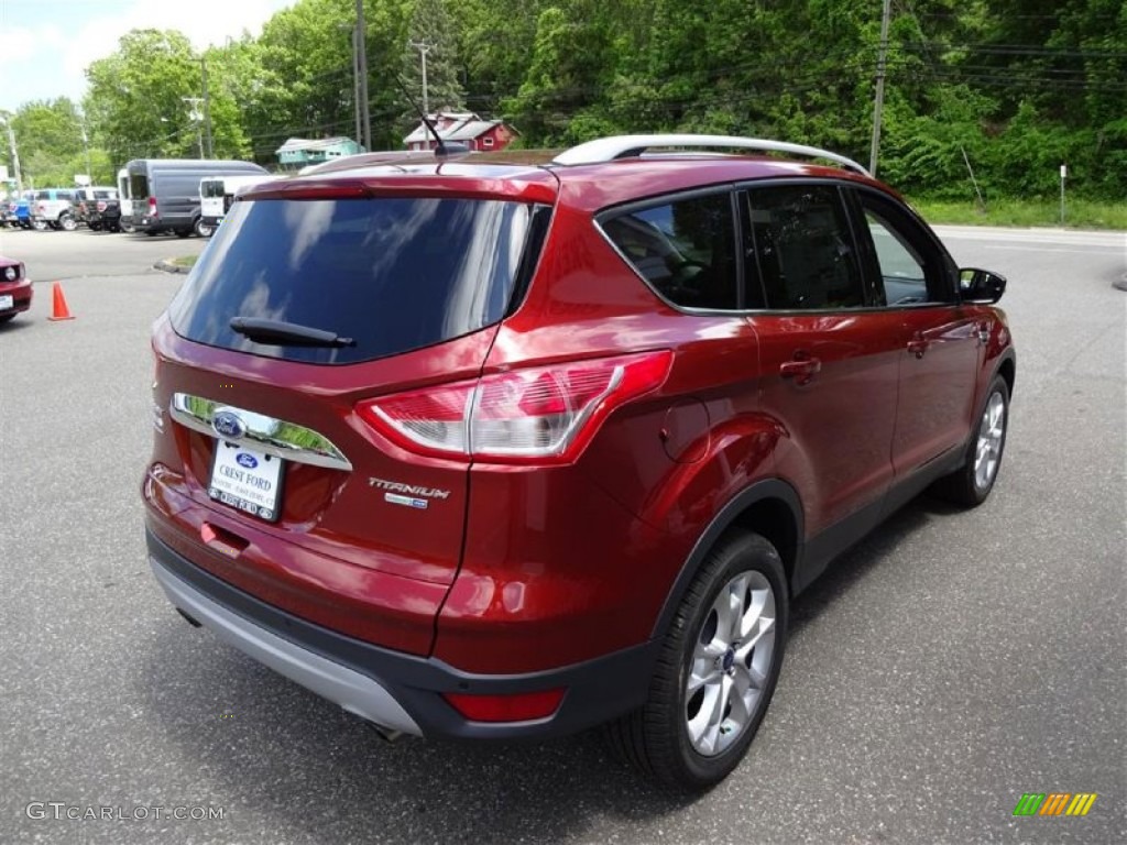 2015 Escape Titanium 4WD - Sunset Metallic / Charcoal Black photo #7