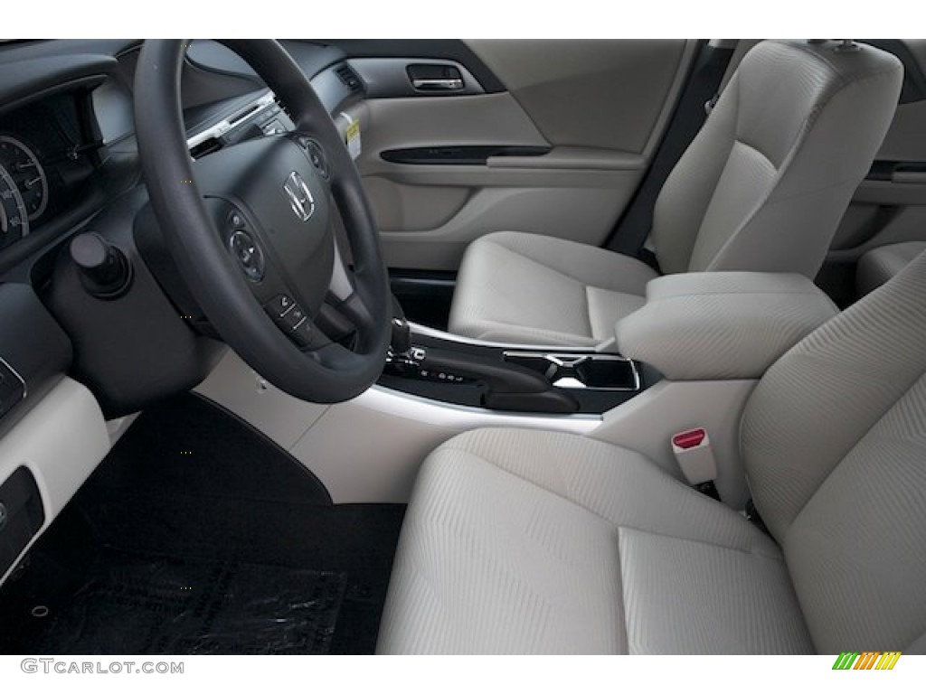 2015 Accord LX Sedan - Crystal Black Pearl / Ivory photo #9