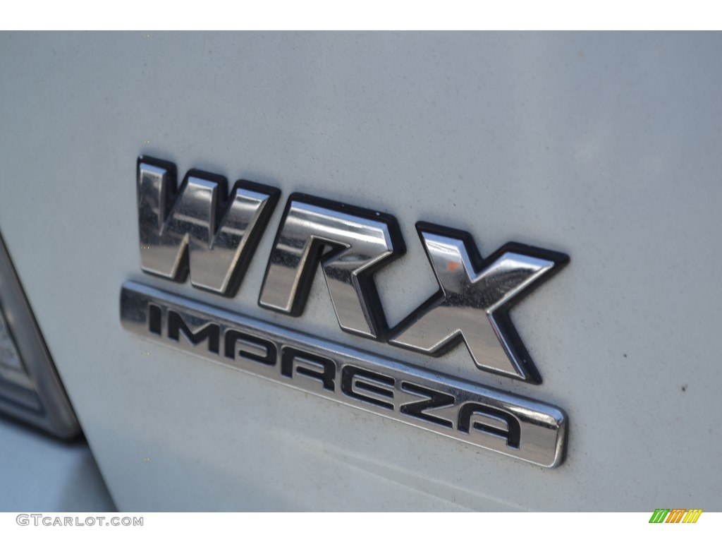 2004 Impreza WRX Sport Wagon - Aspen White / Dark Gray photo #6