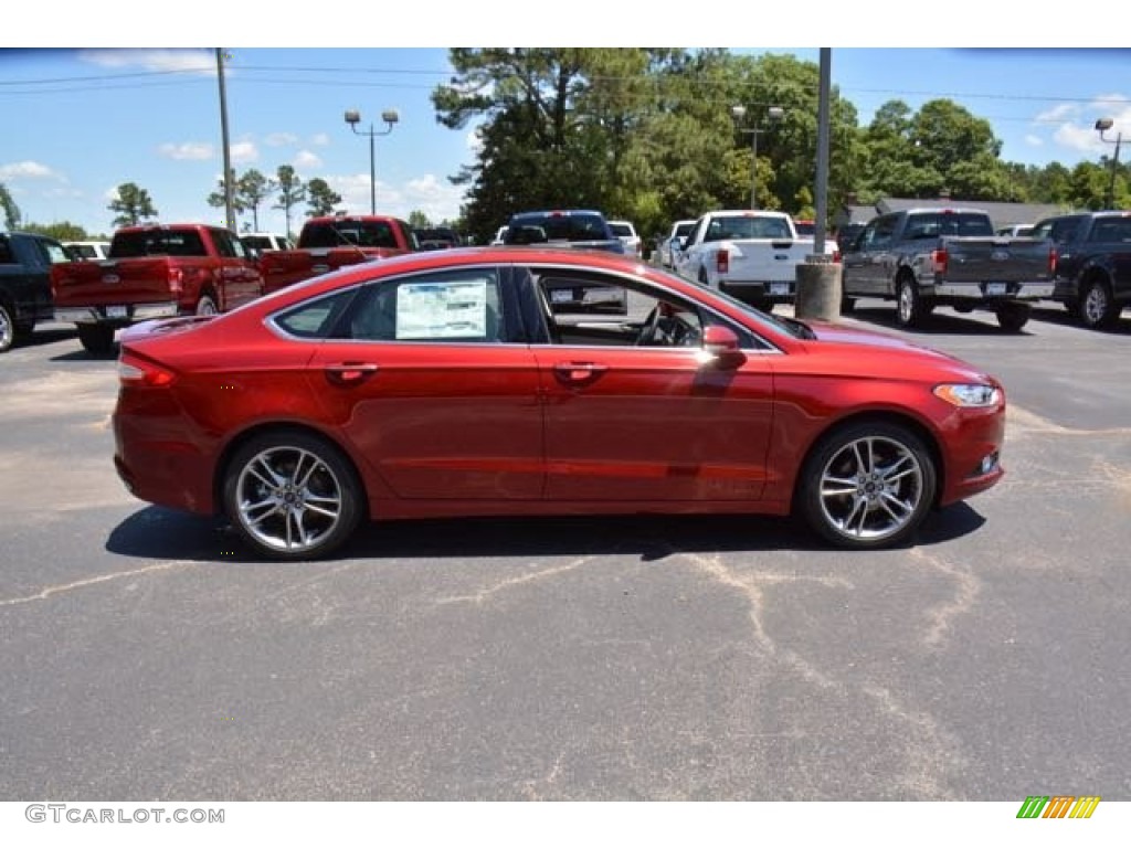 2016 Fusion Titanium - Ruby Red Metallic / Medium Soft Ceramic photo #4