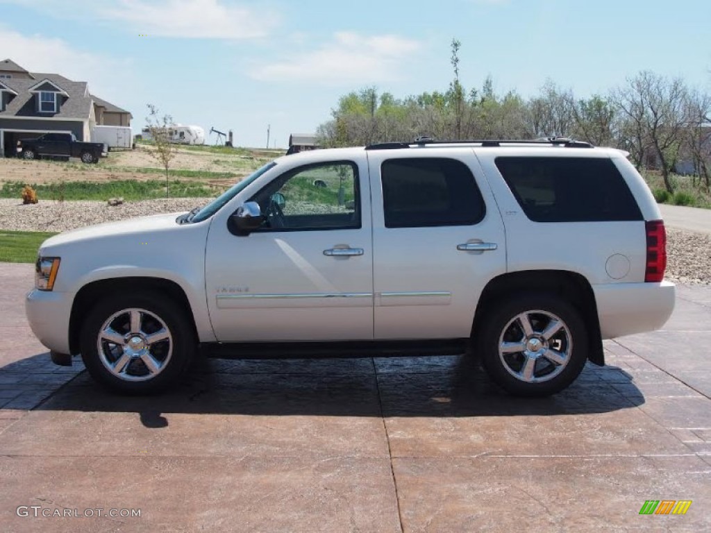 2011 Tahoe LTZ 4x4 - White Diamond Tricoat / Light Cashmere/Dark Cashmere photo #1