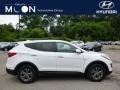 2015 Frost White Pearl Hyundai Santa Fe Sport 2.4 AWD  photo #1