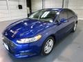 2016 Deep Impact Blue Metallic Ford Fusion SE  photo #3