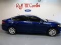 2016 Deep Impact Blue Metallic Ford Fusion SE  photo #8