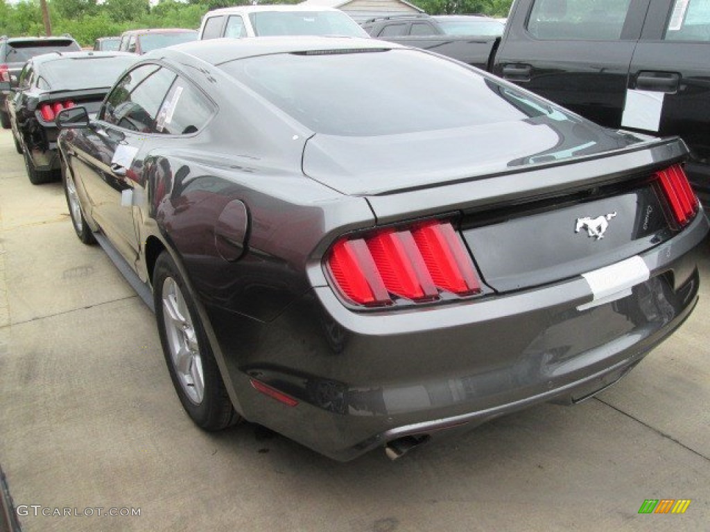 2015 Mustang EcoBoost Coupe - Magnetic Metallic / Ebony photo #2