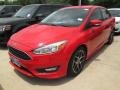 2015 Race Red Ford Focus SE Sedan  photo #8