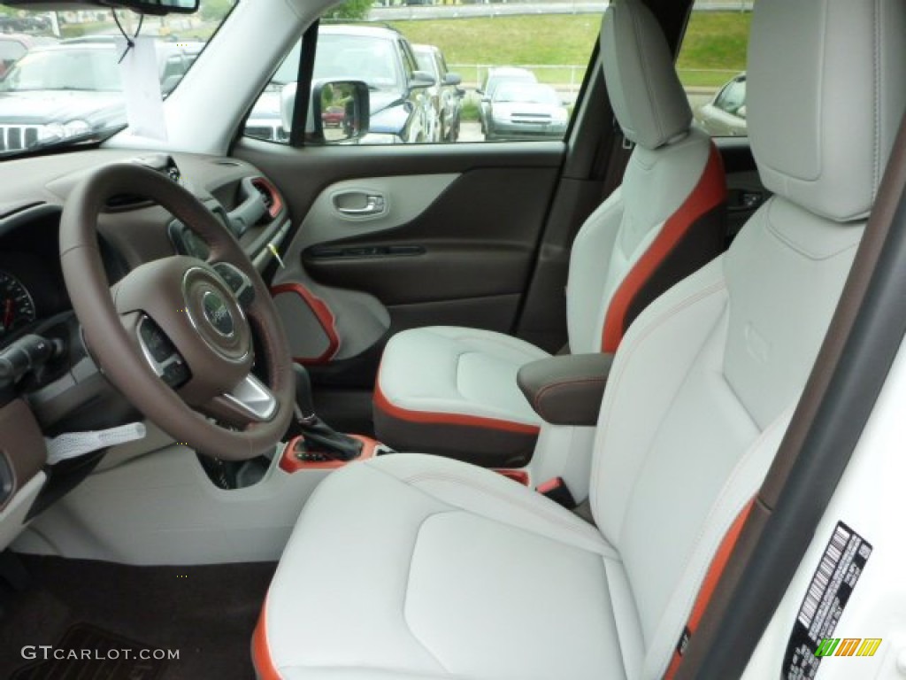 Bark Brown/Ski Gray Interior 2015 Jeep Renegade Limited 4x4 Photo #104387097