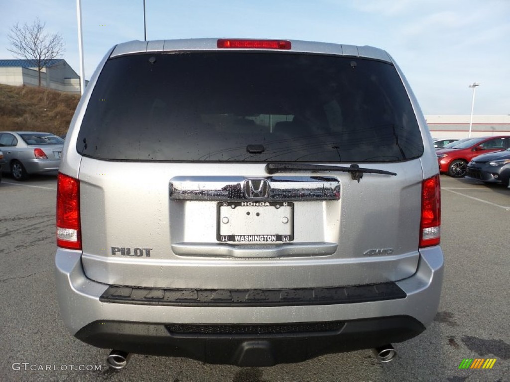 2015 Pilot EX-L 4WD - Alabaster Silver Metallic / Black photo #8