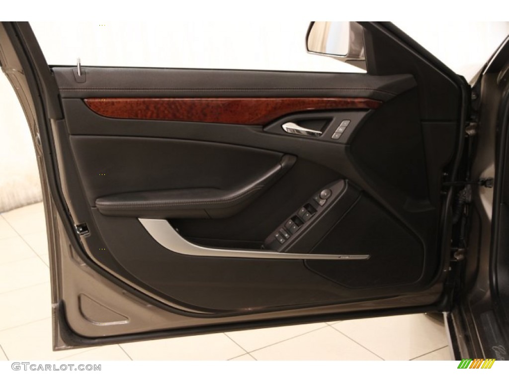 2012 Cadillac CTS 4 3.0 AWD Sedan Ebony/Ebony Door Panel Photo #104391189