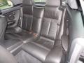 2008 BMW 6 Series Black Interior Rear Seat Photo