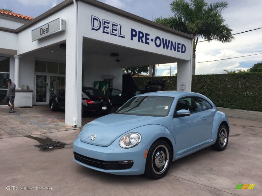 2012 Beetle 2.5L - Denim Blue / Titan Black photo #1