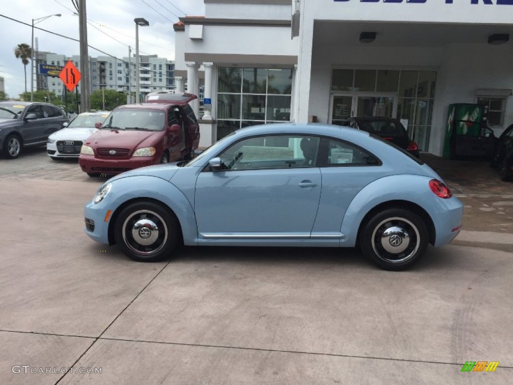 2012 Beetle 2.5L - Denim Blue / Titan Black photo #2