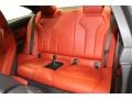 2015 BMW M4 Sakhir Orange/Black Interior Rear Seat Photo